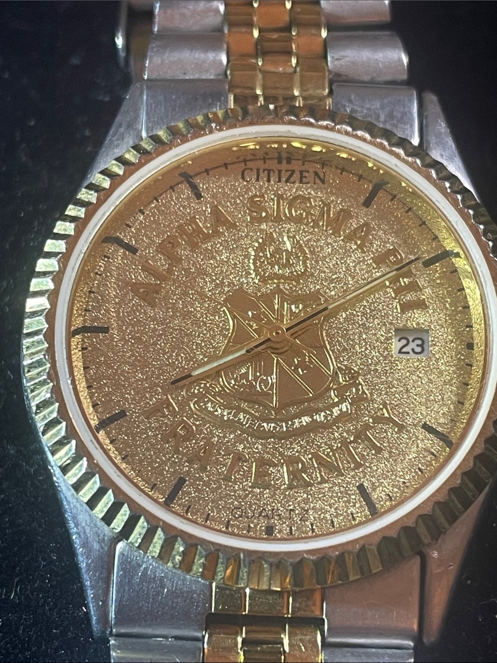 Men’s Citizen “Alpha Sigma Phi” Fraternity   Watch  awesome watch